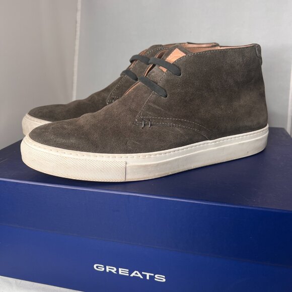 GREATS Brooklyn Royale chukka laced up sneaker graphite size 9.5 main image 5